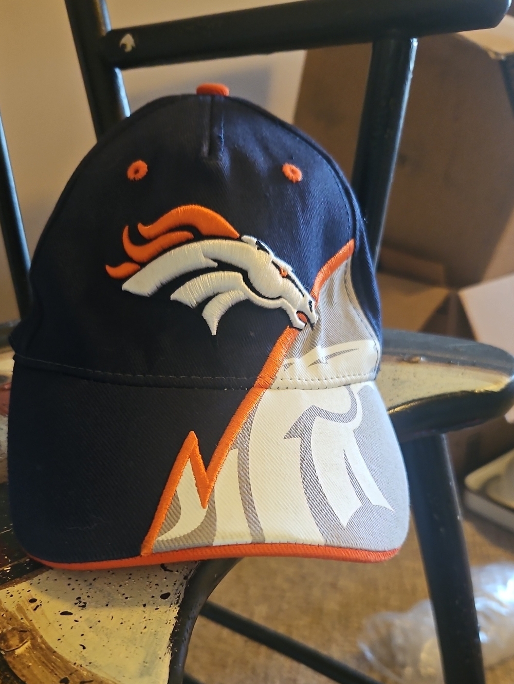 NFL Kids Denver Broncos Navy, Orange & White Cap